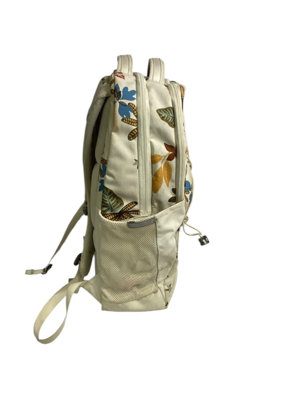 The North Face Women's Jester Backpack Gardenia White Floral Laptop Bookbag - Picture 7 of 9
